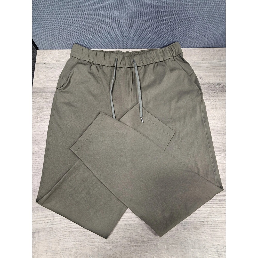 CRZ YOGA Women's Large Green Active Jogger Pants Pockets drawstrings stretch